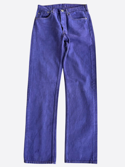 Chrome Hearts Levis St. Barth Exclusive Purple Dyed Jeans