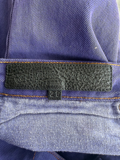 Chrome Hearts Levis St. Barth Exclusive Purple Dyed Jeans