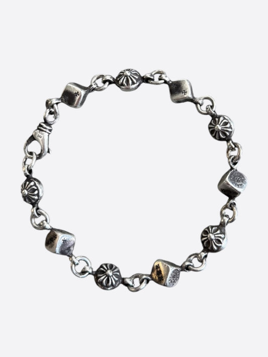 Chrome Hearts Silver Dice Bracelet