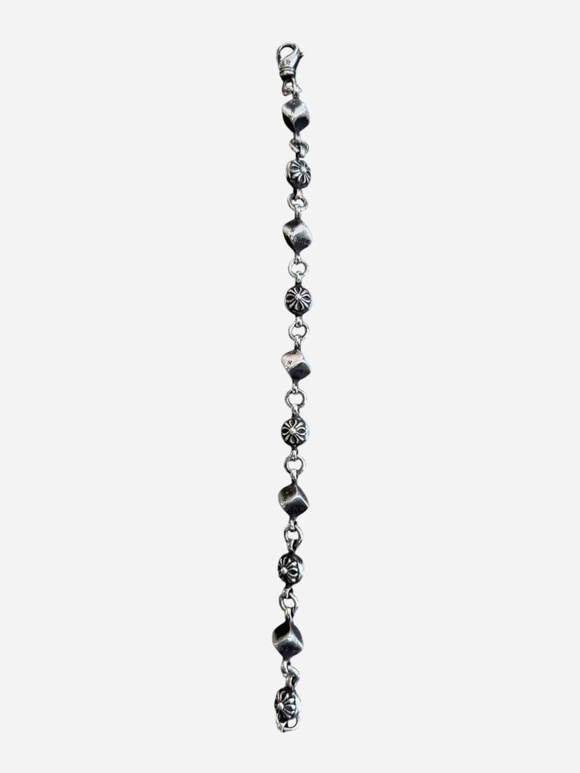 Chrome Hearts Silver Dice Bracelet