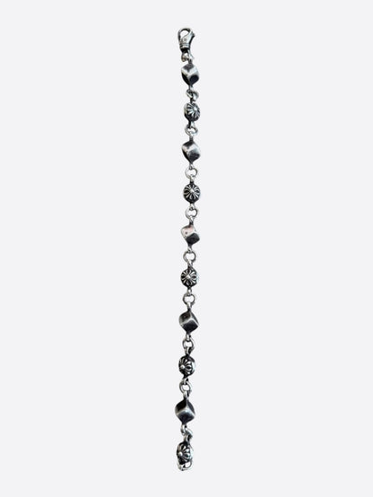 Chrome Hearts Silver Dice Bracelet
