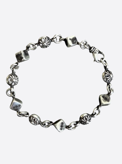 Chrome Hearts Silver Dice Bracelet