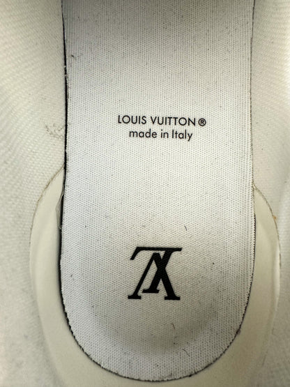 Louis Vuitton Black & White Denim Monogram Trainers