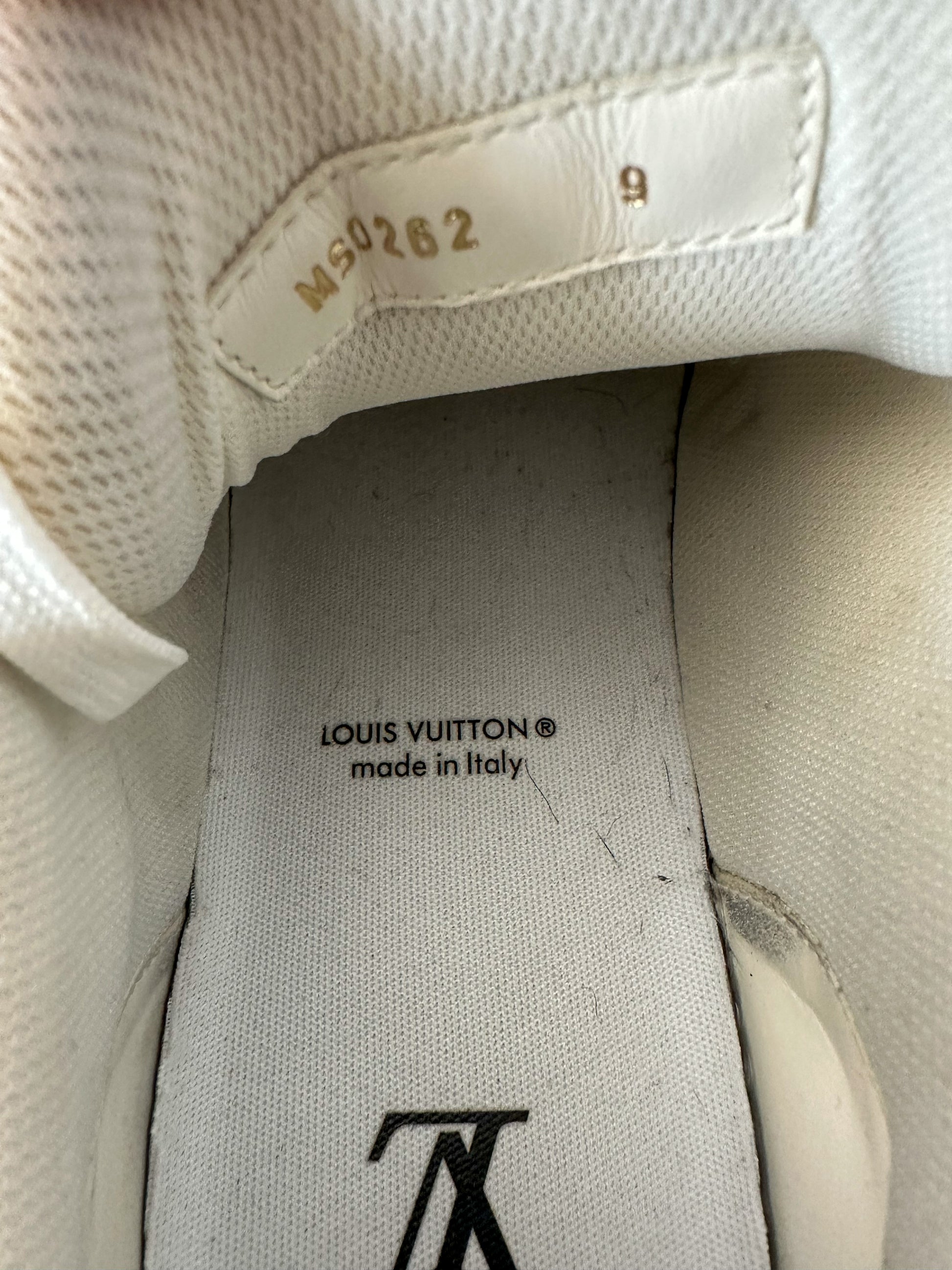 Louis Vuitton Black & White Denim Monogram Trainers – Savonches