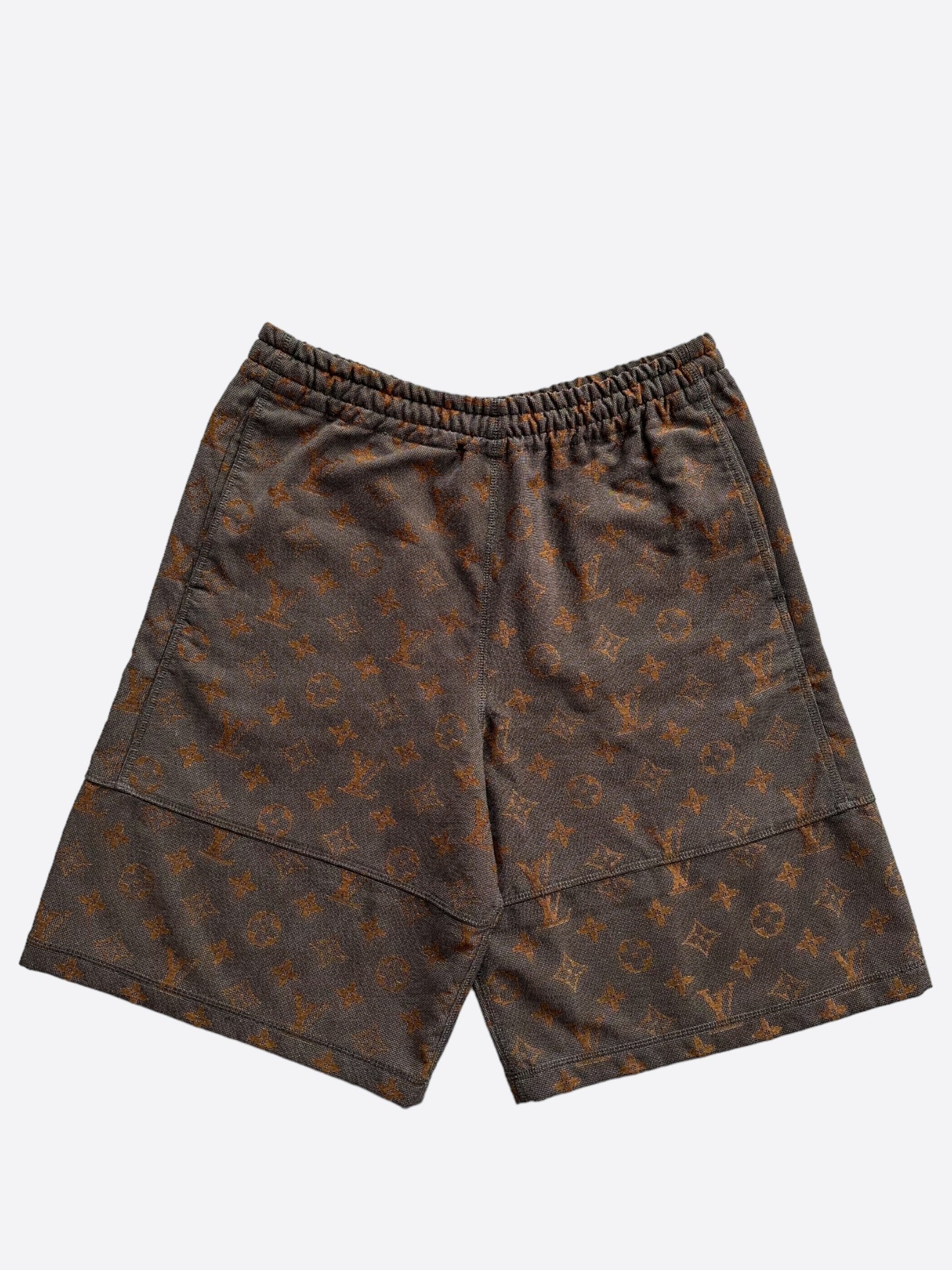Louis Vuitton Brown Monogram Shorts – Savonches - Main Image