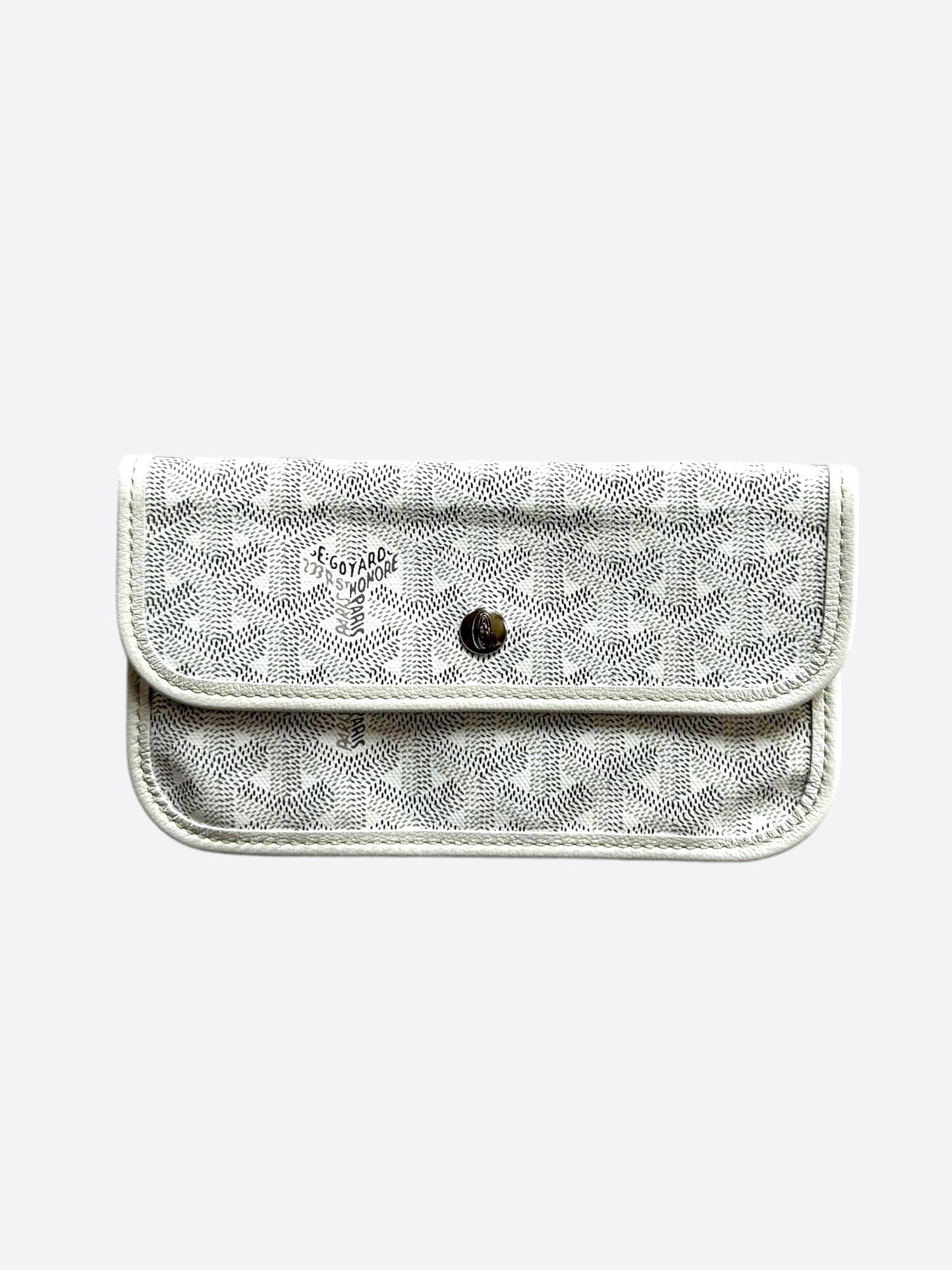 Goyard White St. Louis Pouch