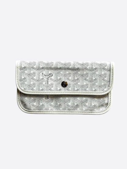 Goyard White St. Louis Pouch