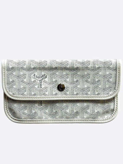 Goyard White St. Louis Pouch