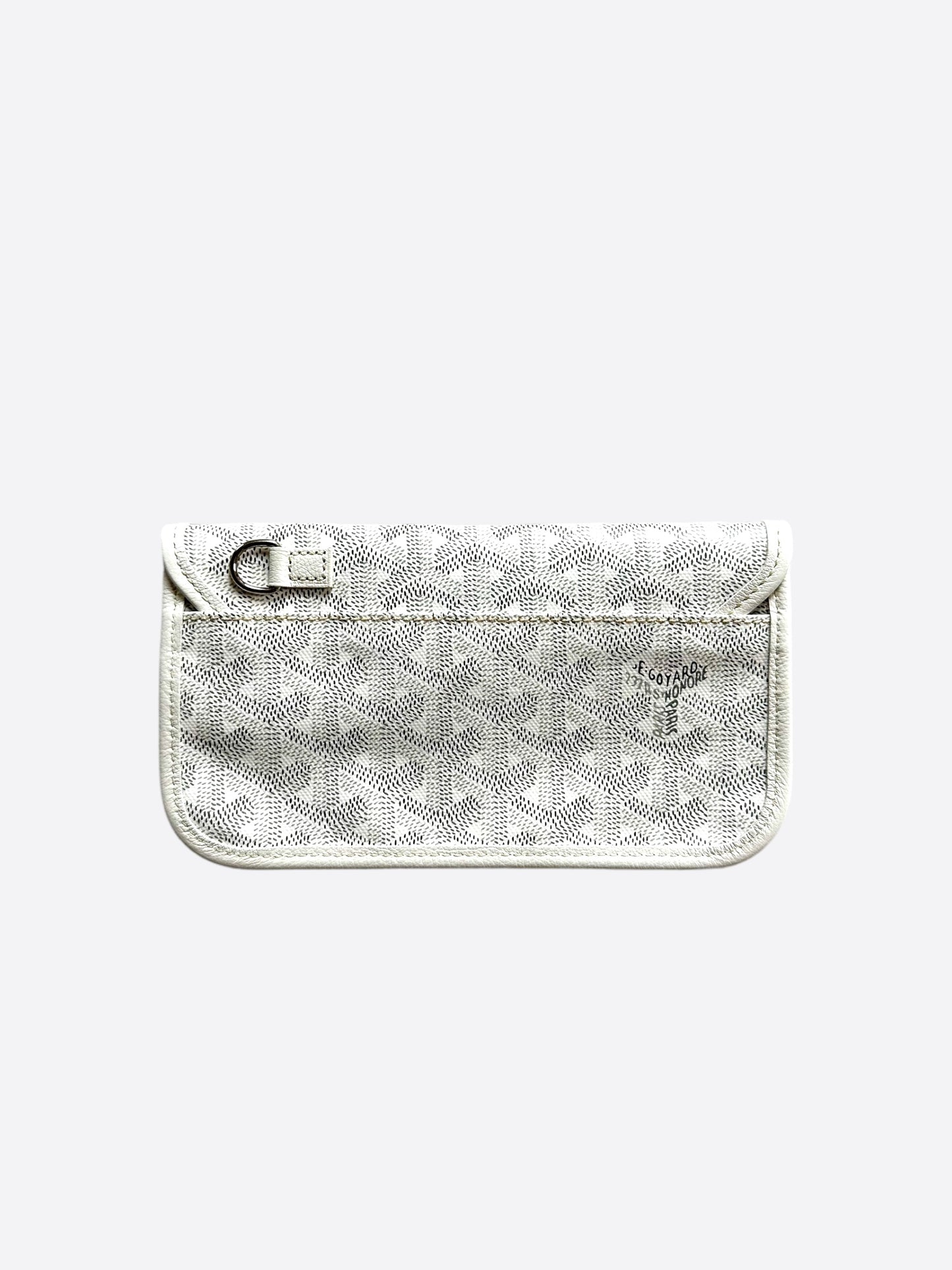 Goyard White St. Louis Pouch