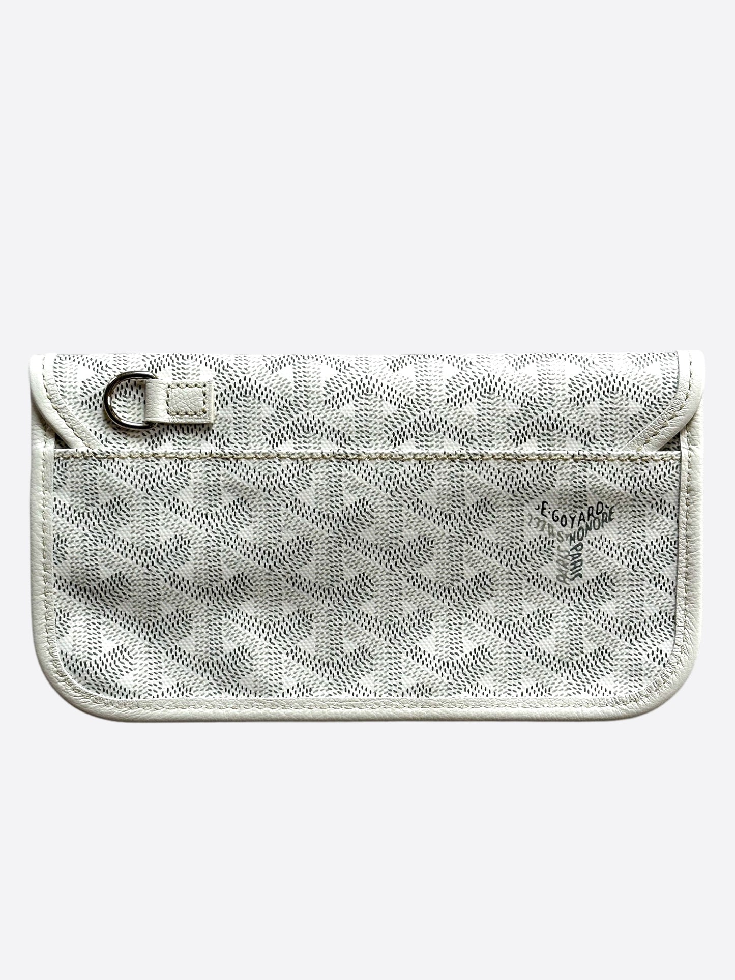 Goyard White St. Louis Pouch