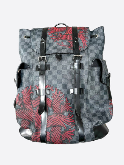 Louis Vuitton Christopher Nemeth Damier Graphite Christopher Backpack