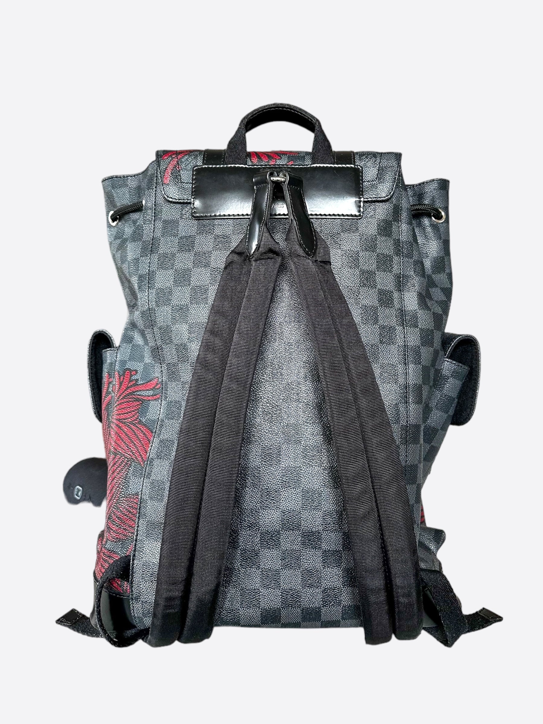 Louis Vuitton Christopher Nemeth Damier Graphite Christopher Backpack – Savonches