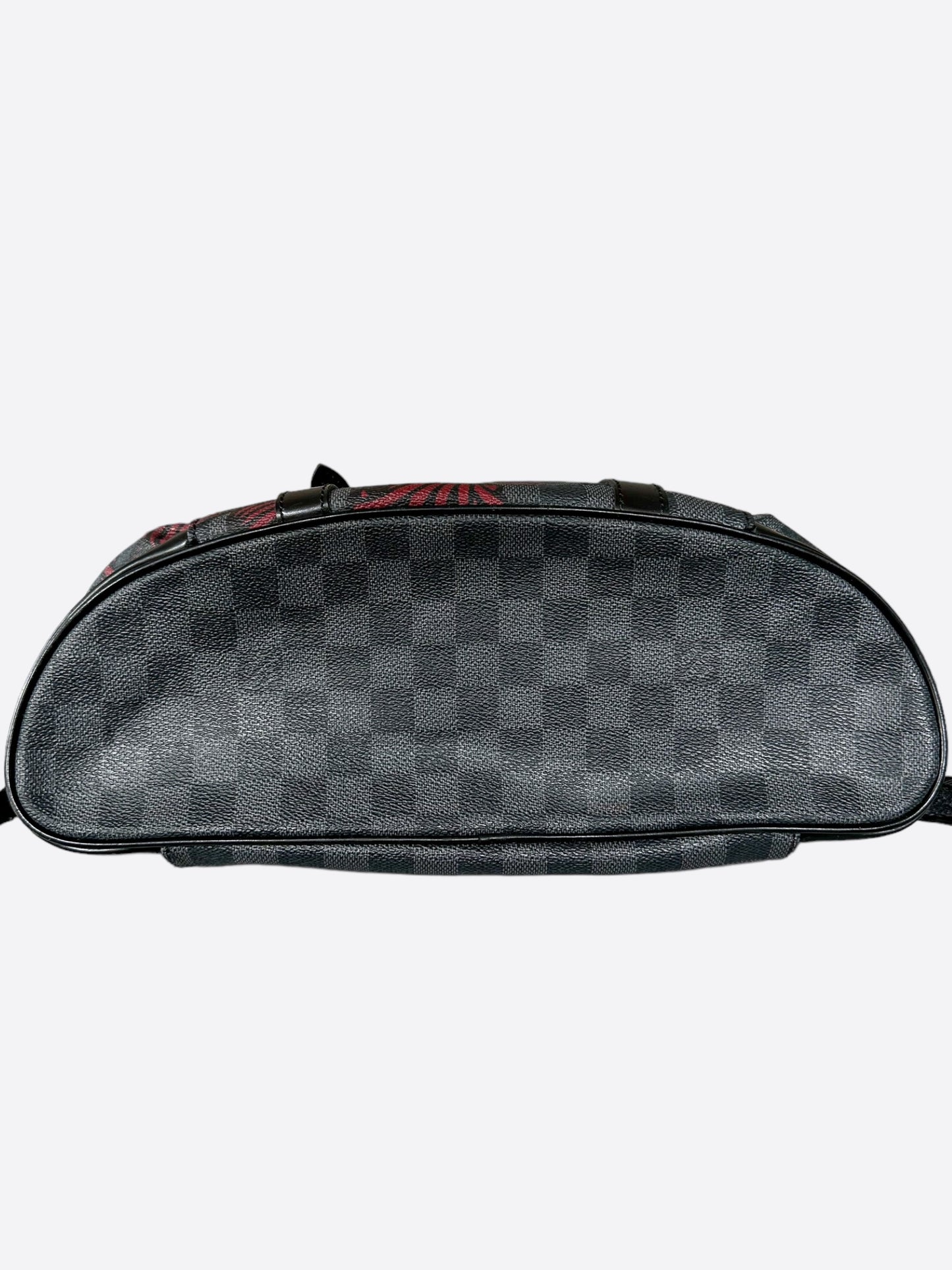 christopher nemeth louis vuitton backpack Louis Vuitton Christopher Nemeth Damier Graphite Christopher Backpack – Savonches