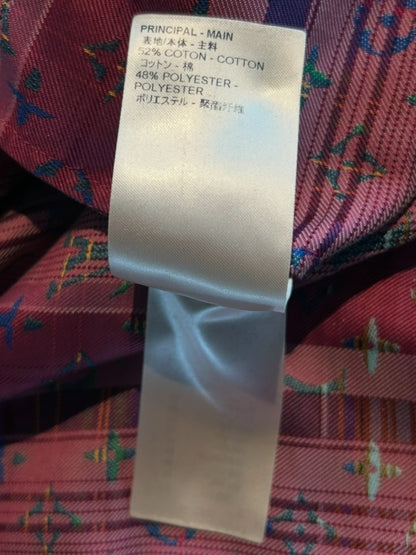 Louis Vuitton Multicolor Plaid & Pink Monogram Windbreaker