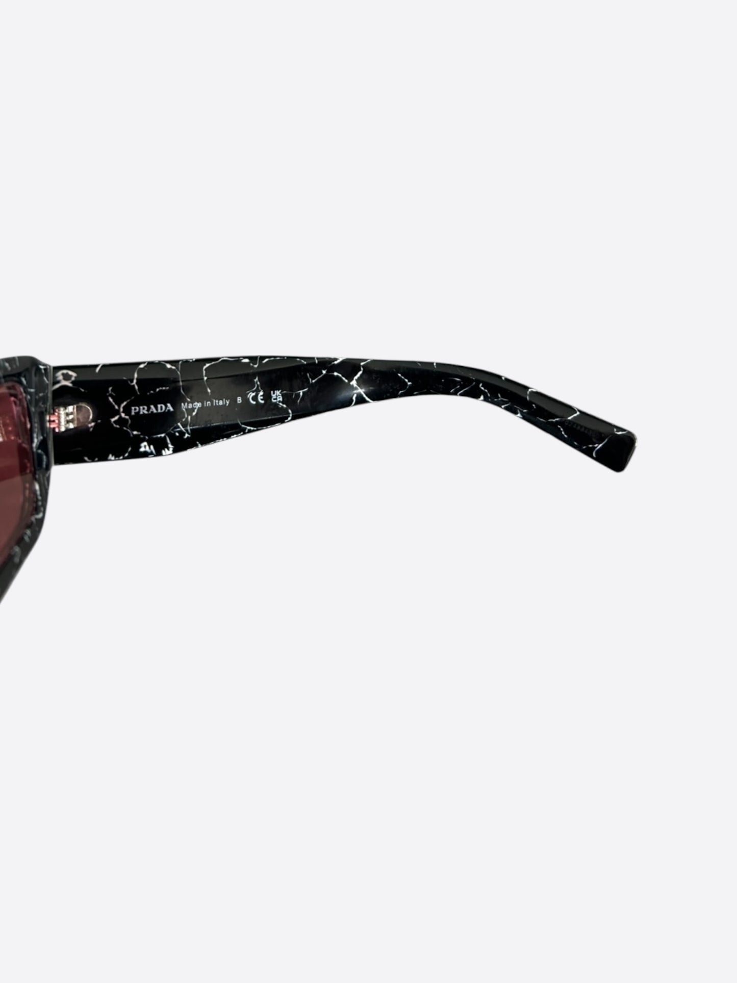 Prada Black Marble Symbole Sunglasses