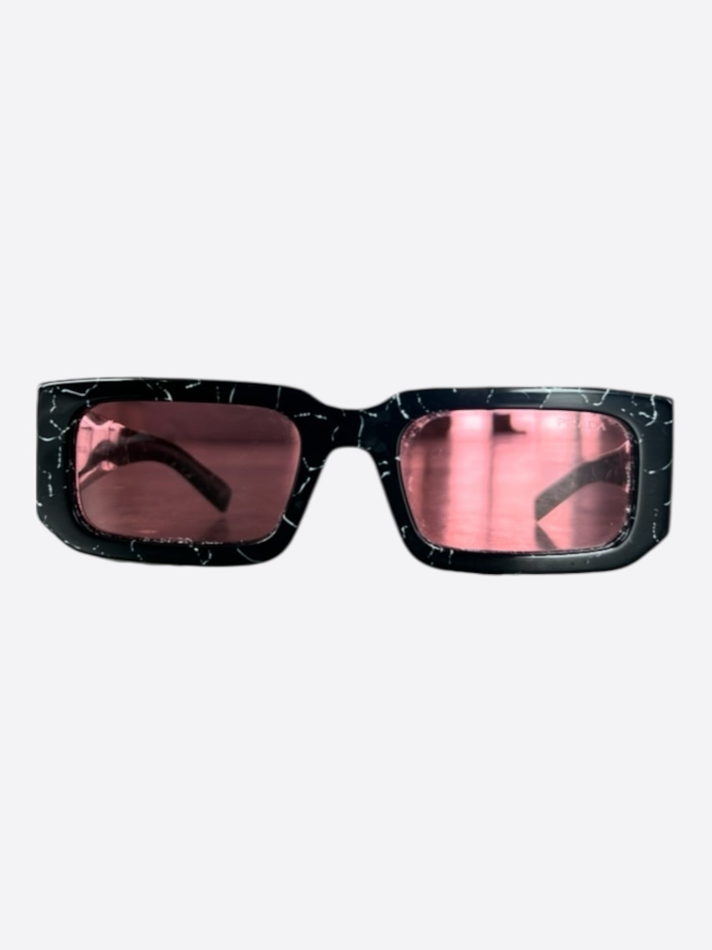 Prada Black Marble Symbole Sunglasses