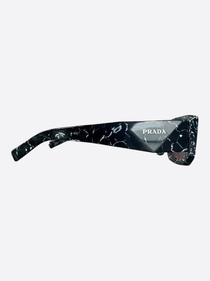 Prada Black Marble Symbole Sunglasses