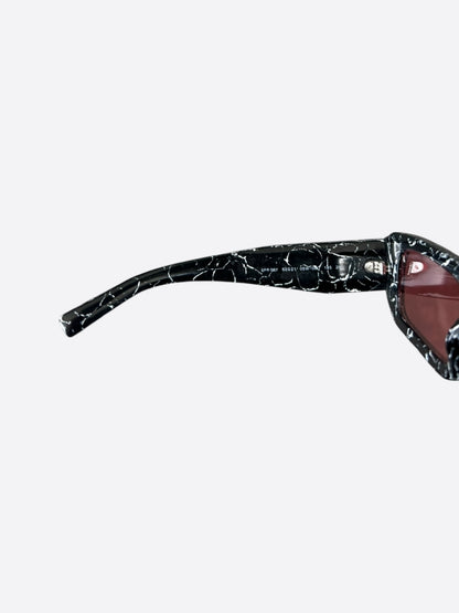 Prada Black Marble Symbole Sunglasses