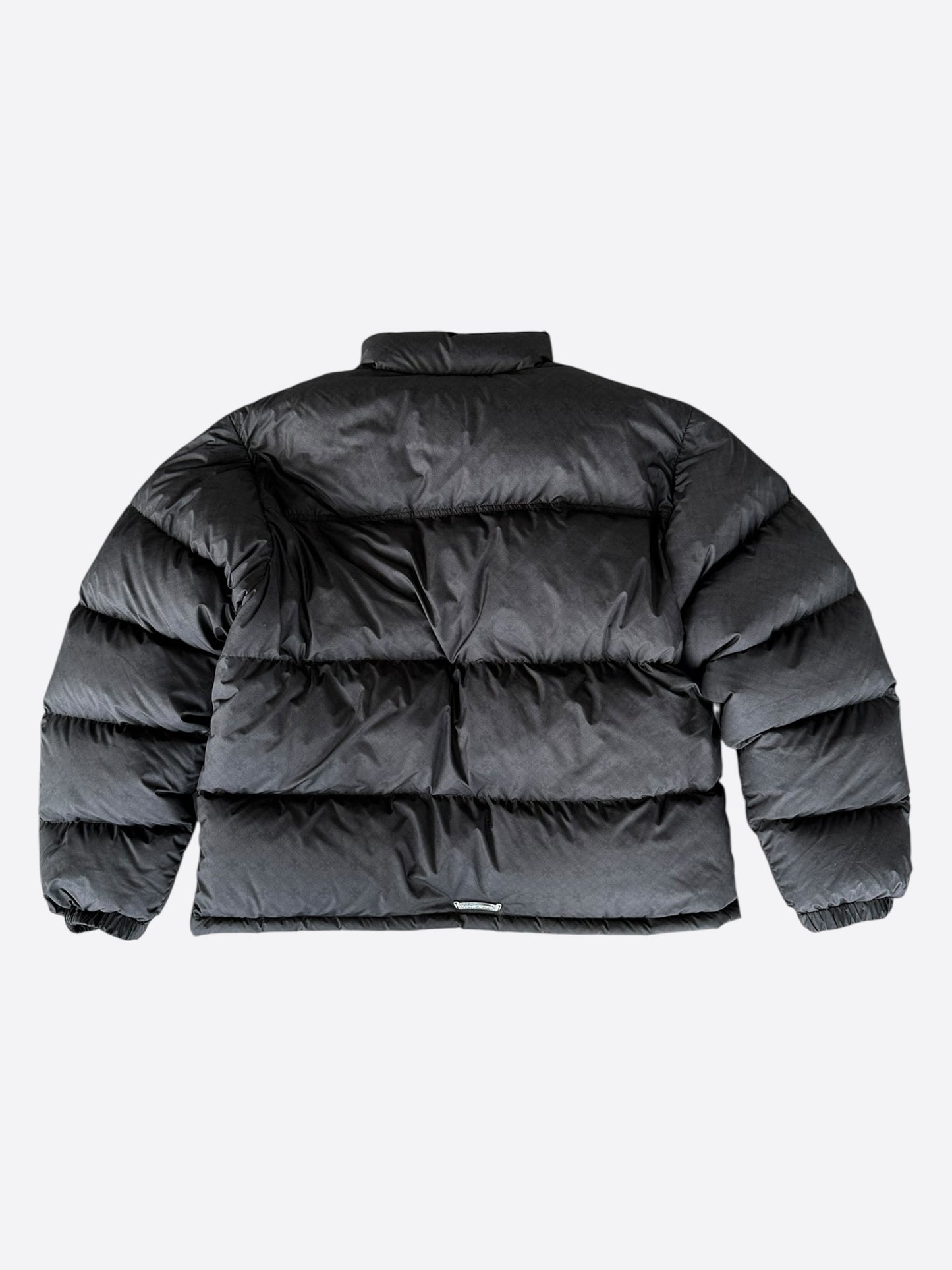 Chrome Hearts Black Cross Jacquard Puffer Jacket