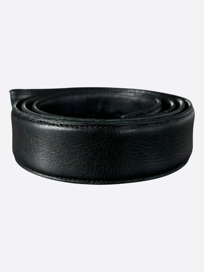 Chrome Hearts Black Leather Belt