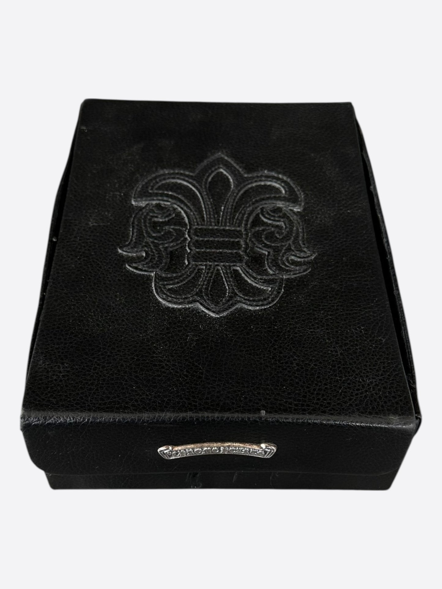 Chrome Hearts Black Leather Sunglasses Case