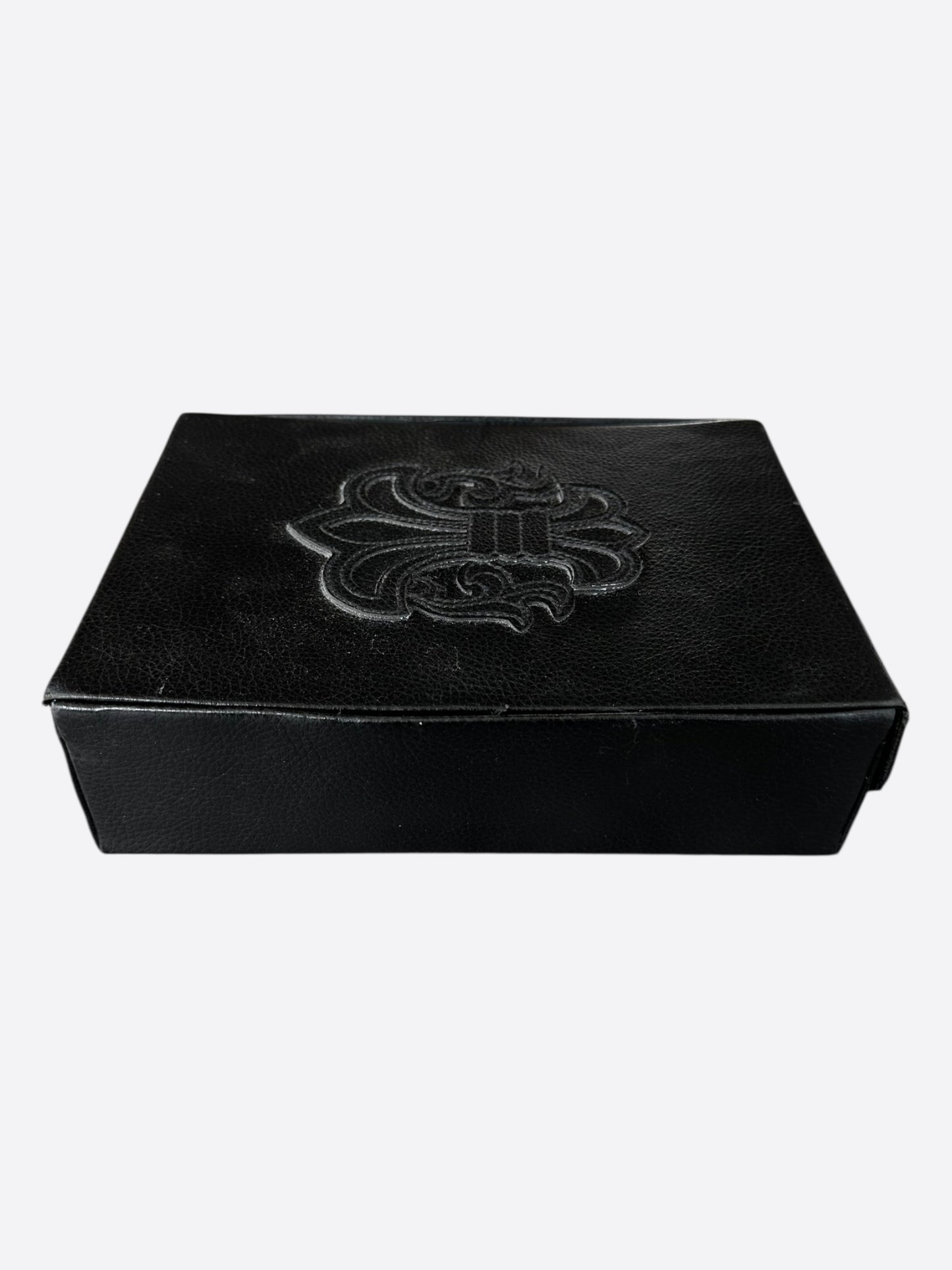 Chrome Hearts Black Leather Sunglasses Case