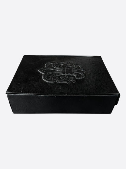 Chrome Hearts Black Leather Sunglasses Case