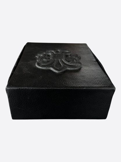 Chrome Hearts Black Leather Sunglasses Case