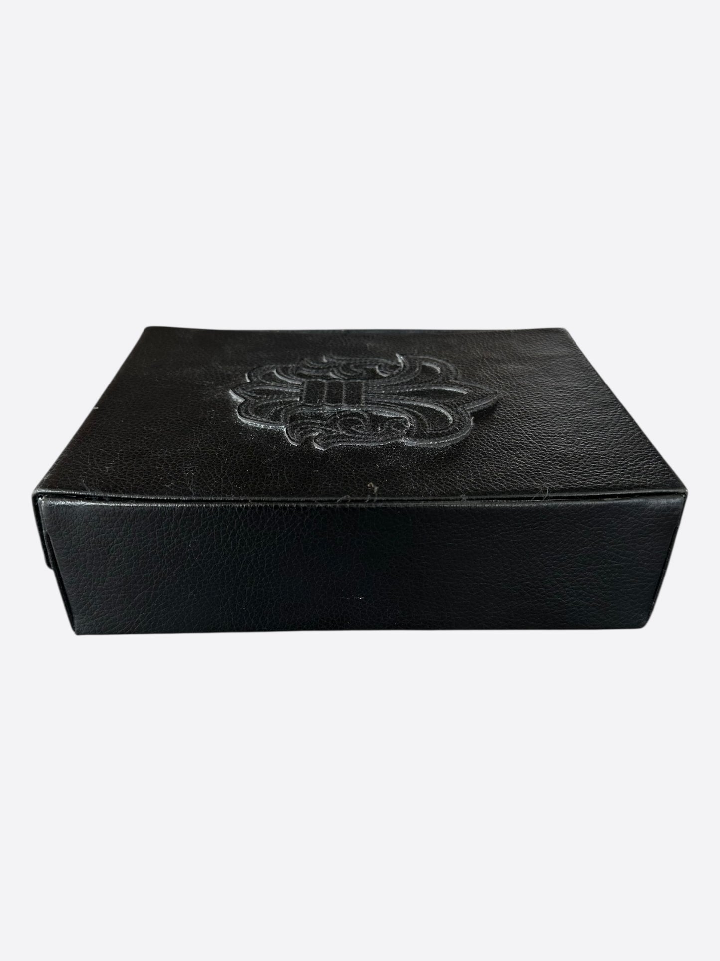 Chrome Hearts Black Leather Sunglasses Case