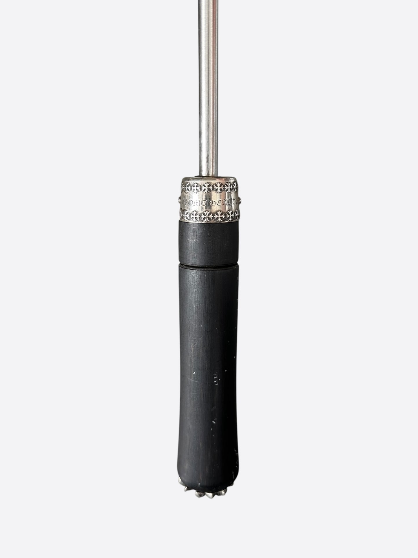 Chrome Hearts Black Wood & Silver Grill Fork