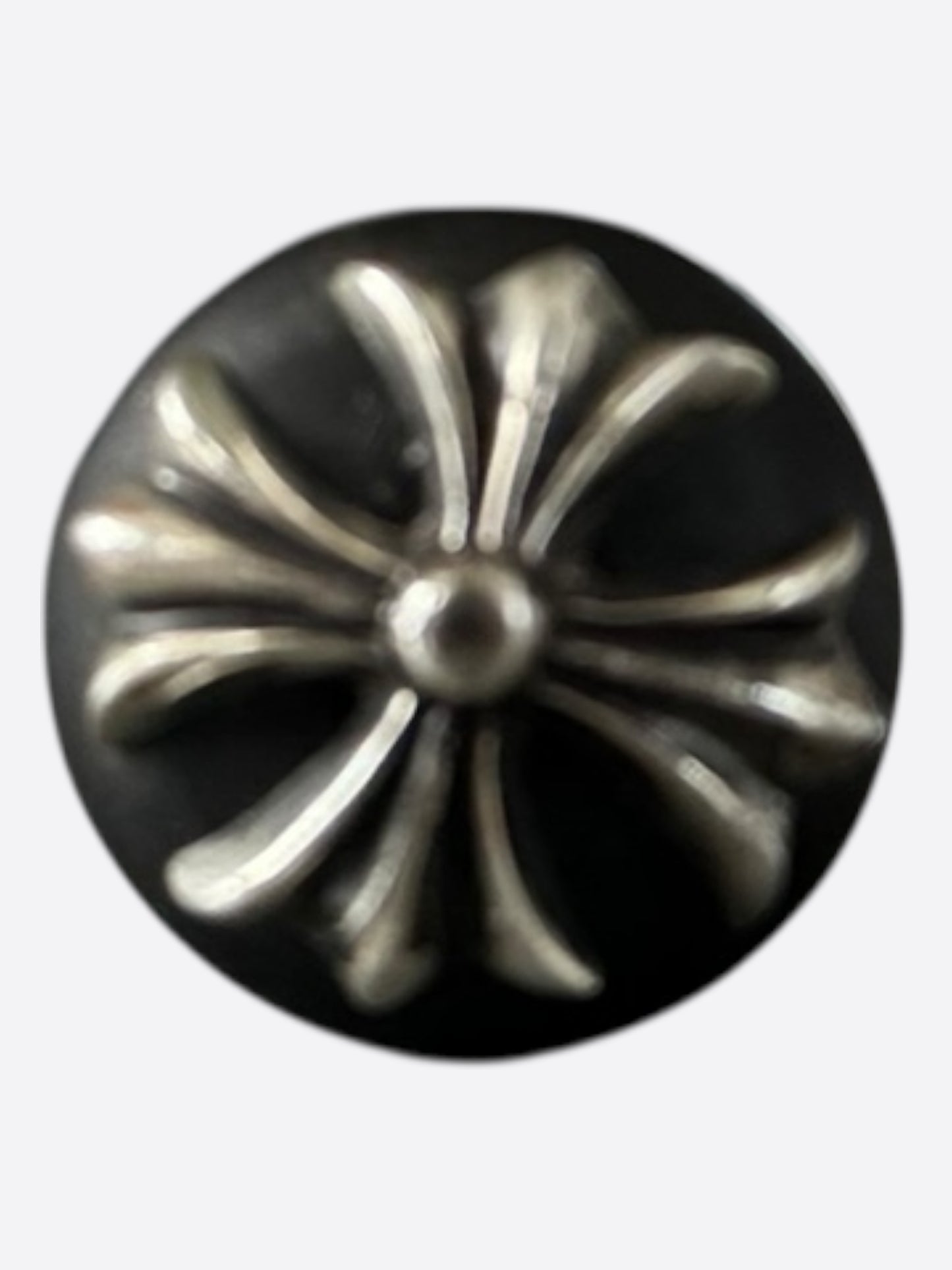 Chrome Hearts Black Wood & Silver Grill Fork