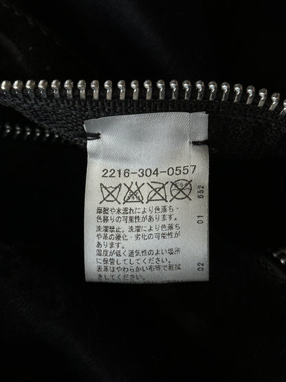 Chrome Hearts Black Suede Fleur Vest
