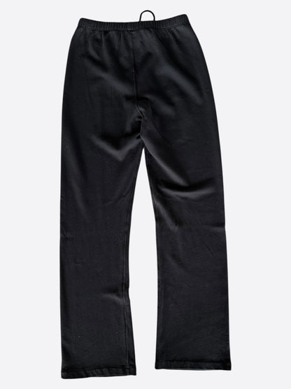 Chrome Hearts Black Velour Triple Cross Women's Sweatpants