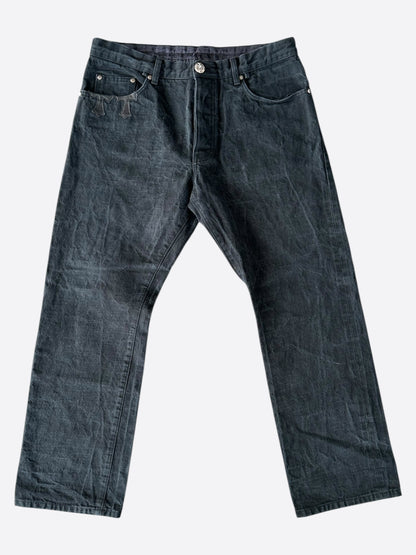 Chrome Hearts Black Cross Patch Jeans