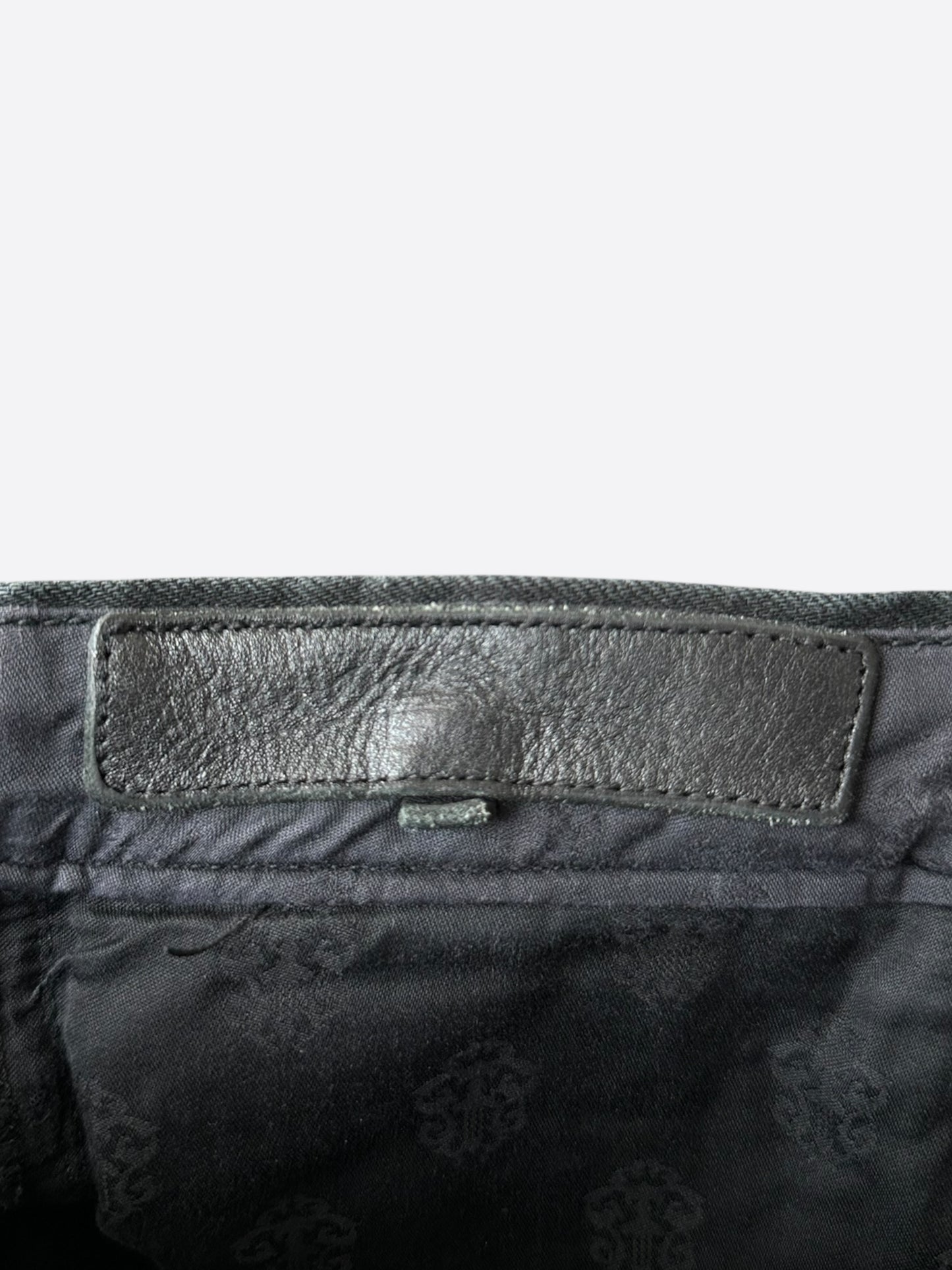 Chrome Hearts Black Cross Patch Jeans