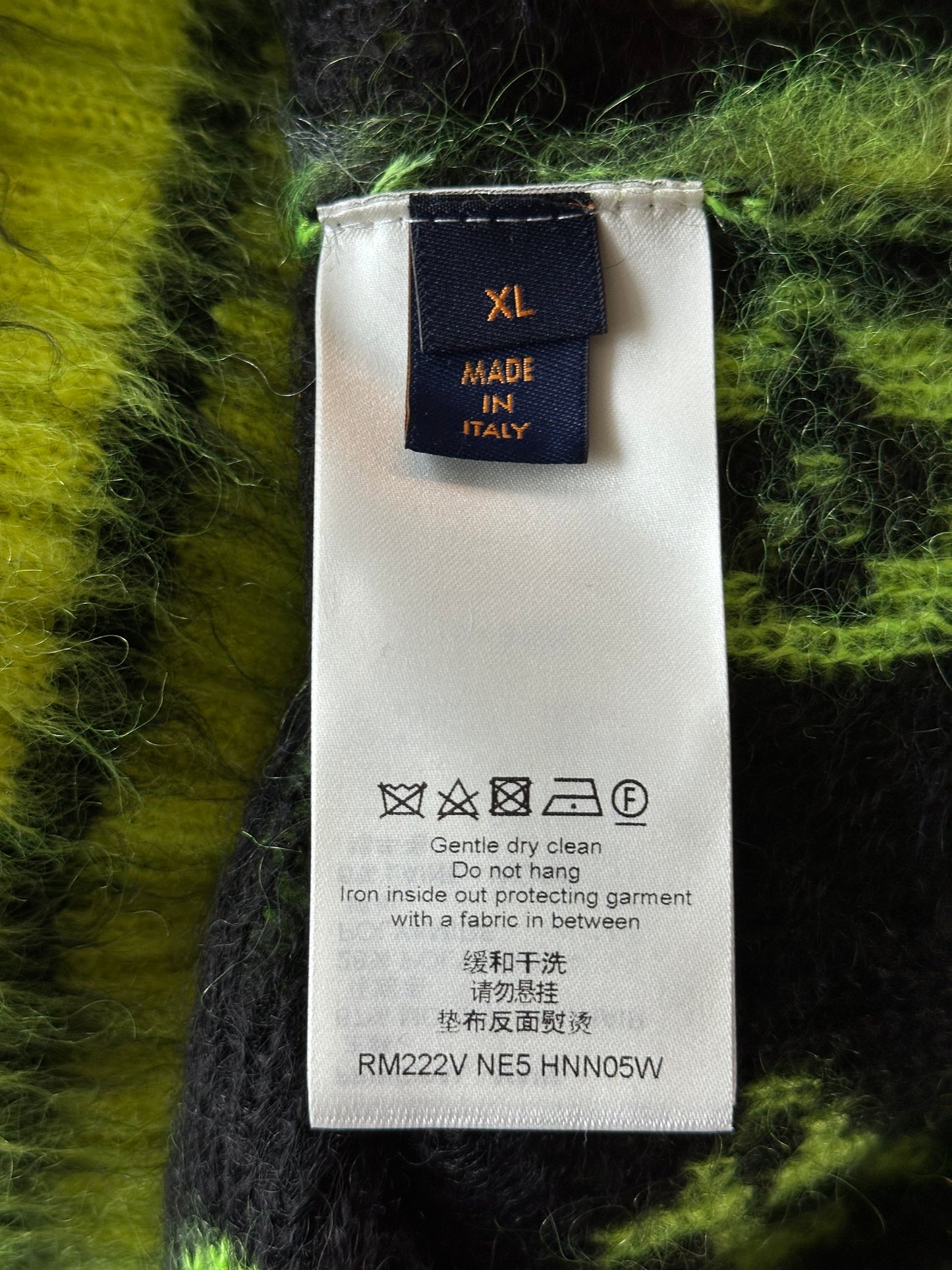Louis Vuitton Multicolor Monogram Mohair Cardigan