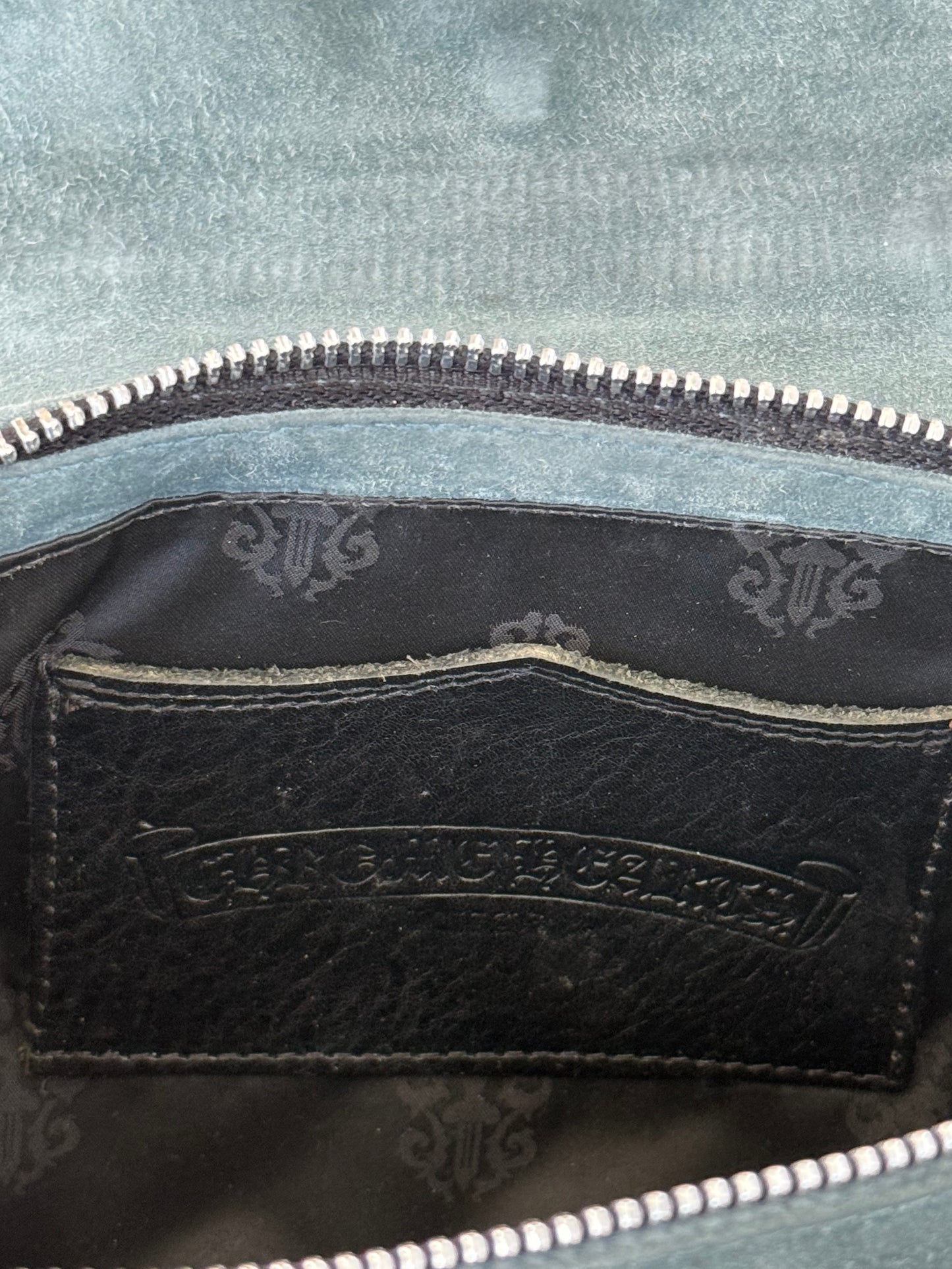 Chrome Hearts Grey & Silver Cross Doc Adams Bag