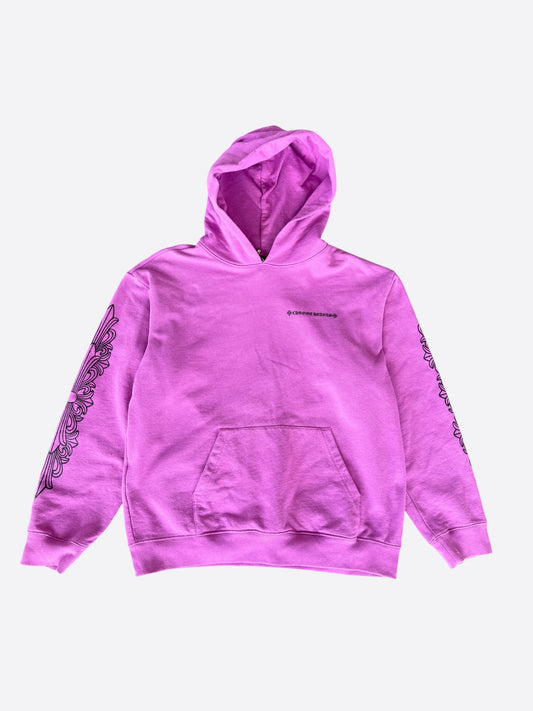 Chrome Hearts Matty Boy Purple Spider Web Hoodie