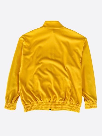 Celine Yellow & Black Logo Striped Track Jacket