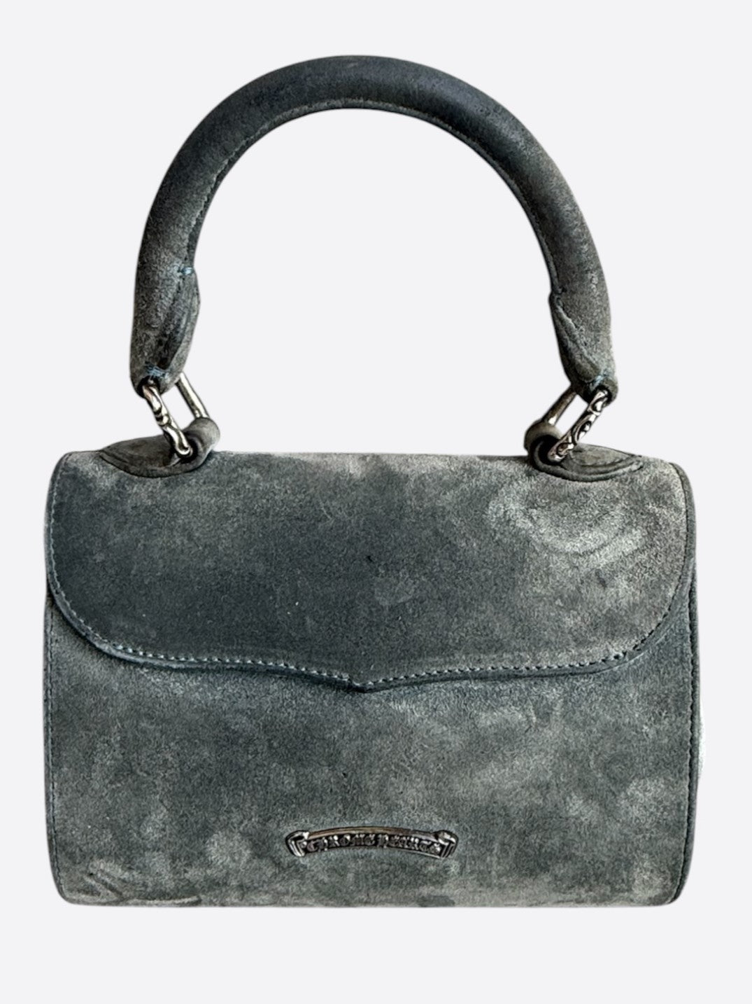 Chrome Hearts Grey & Silver Cross Doc Adams Bag