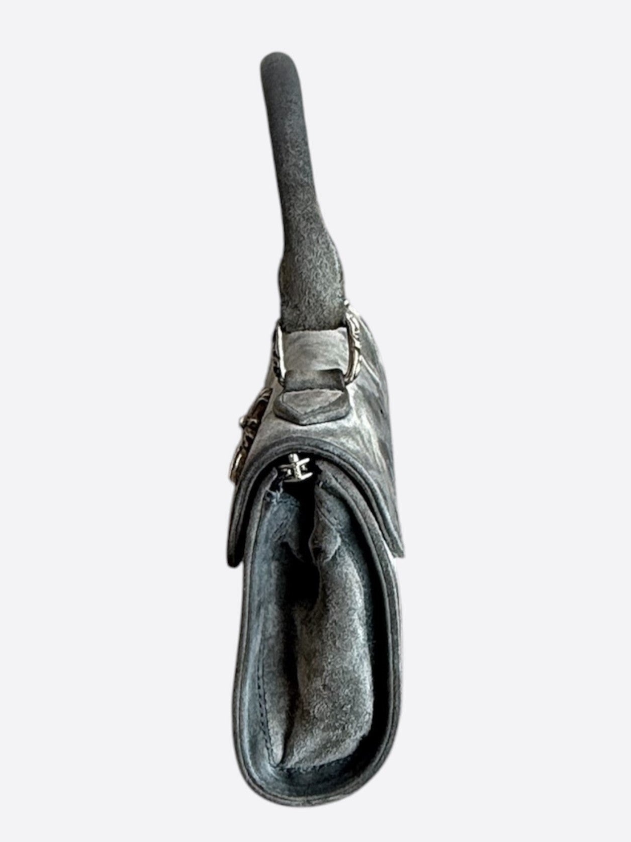 Chrome Hearts Grey & Silver Cross Doc Adams Bag