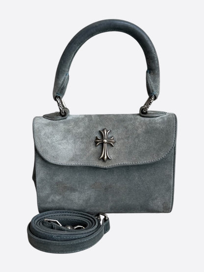 Chrome Hearts Grey & Silver Cross Doc Adams Bag
