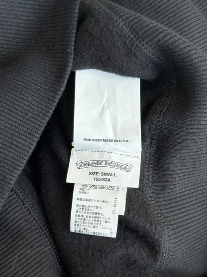 Chrome Hearts Black Cross Patch Women's Zip Up Hoodie