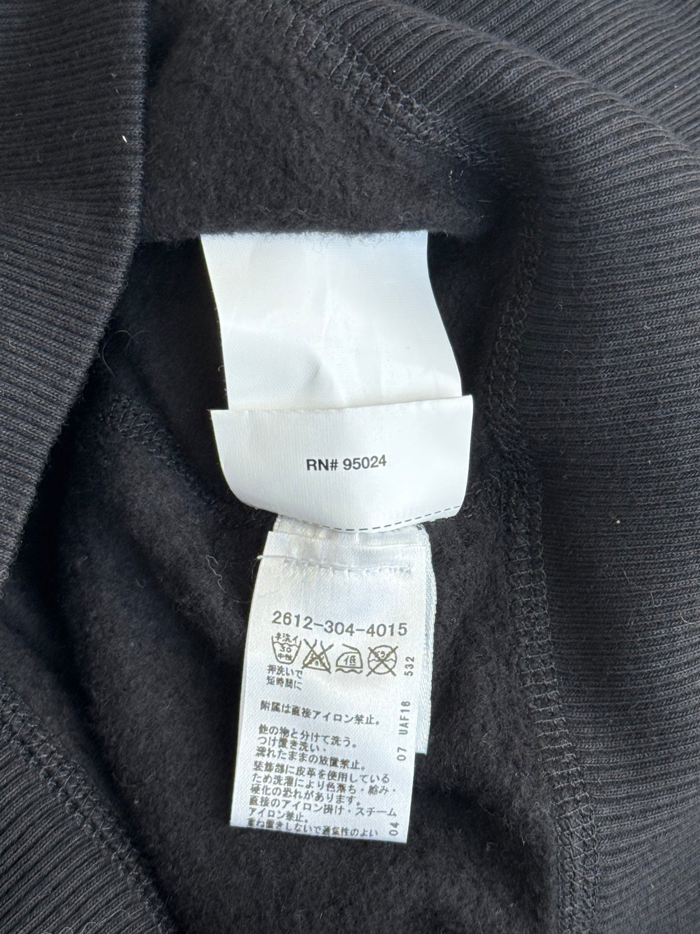 Chrome Hearts Black Cross Patch Women's Zip Up Hoodie