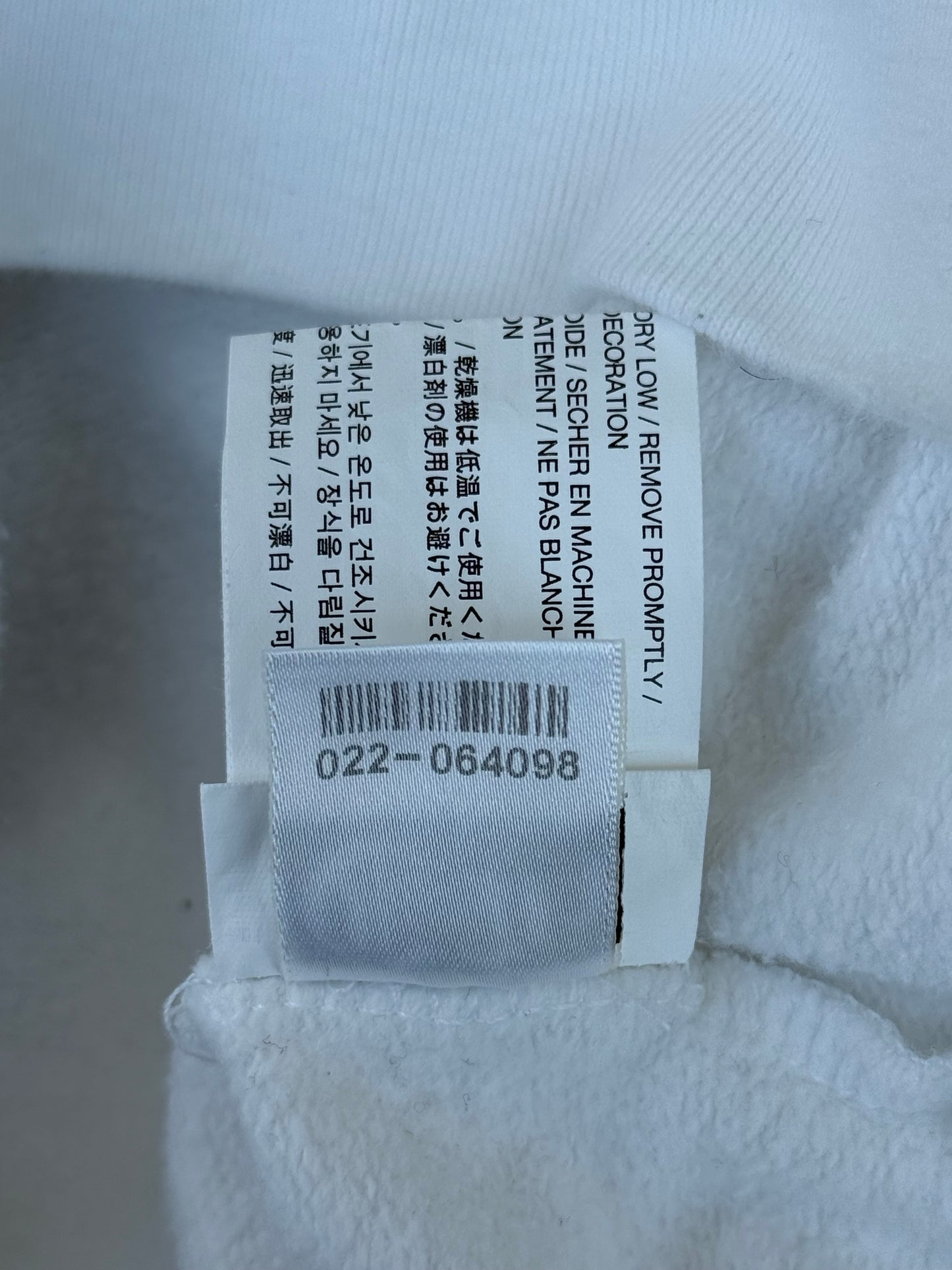 Chrome Hearts White & Black Horseshoe Logo Hoodie