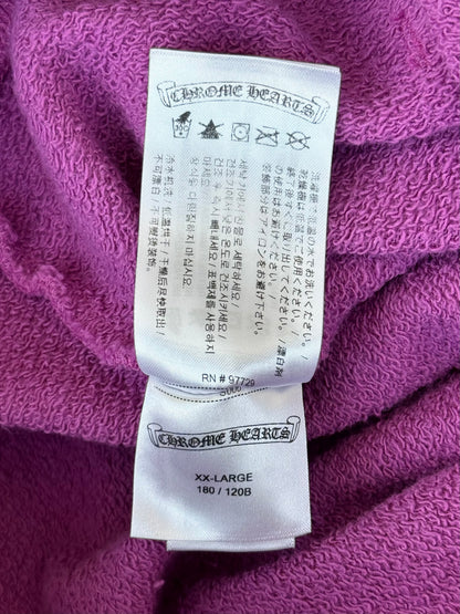 Chrome Hearts Matty Boy Purple Spider Web Hoodie