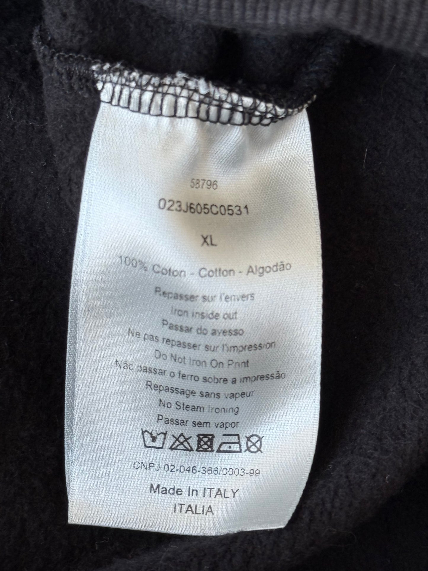 Dior Daniel Arsham Black Logo Hoodie