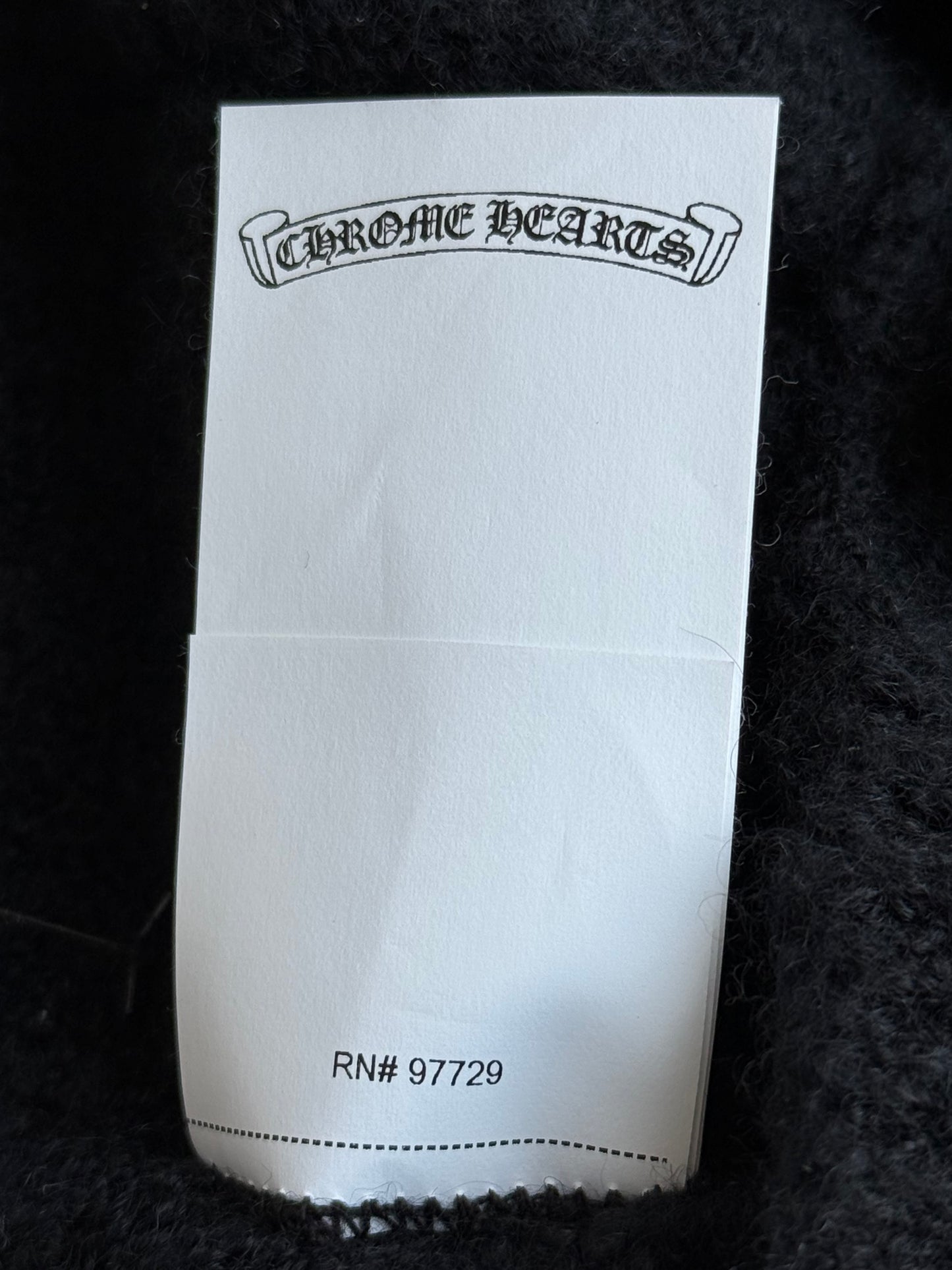 Chrome Hearts Black & Leopard Cross Patch Cashmere Cardigan
