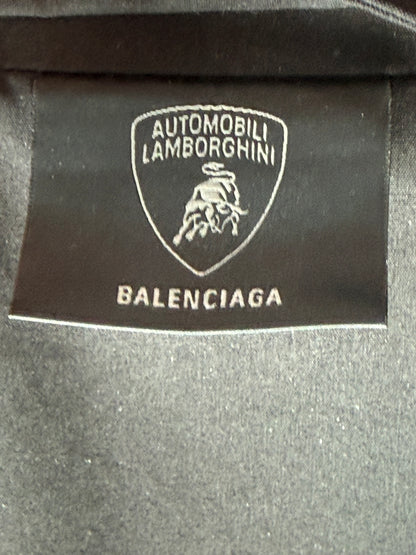 Balenciaga Lamborghini Black & White Logo Track Jacket