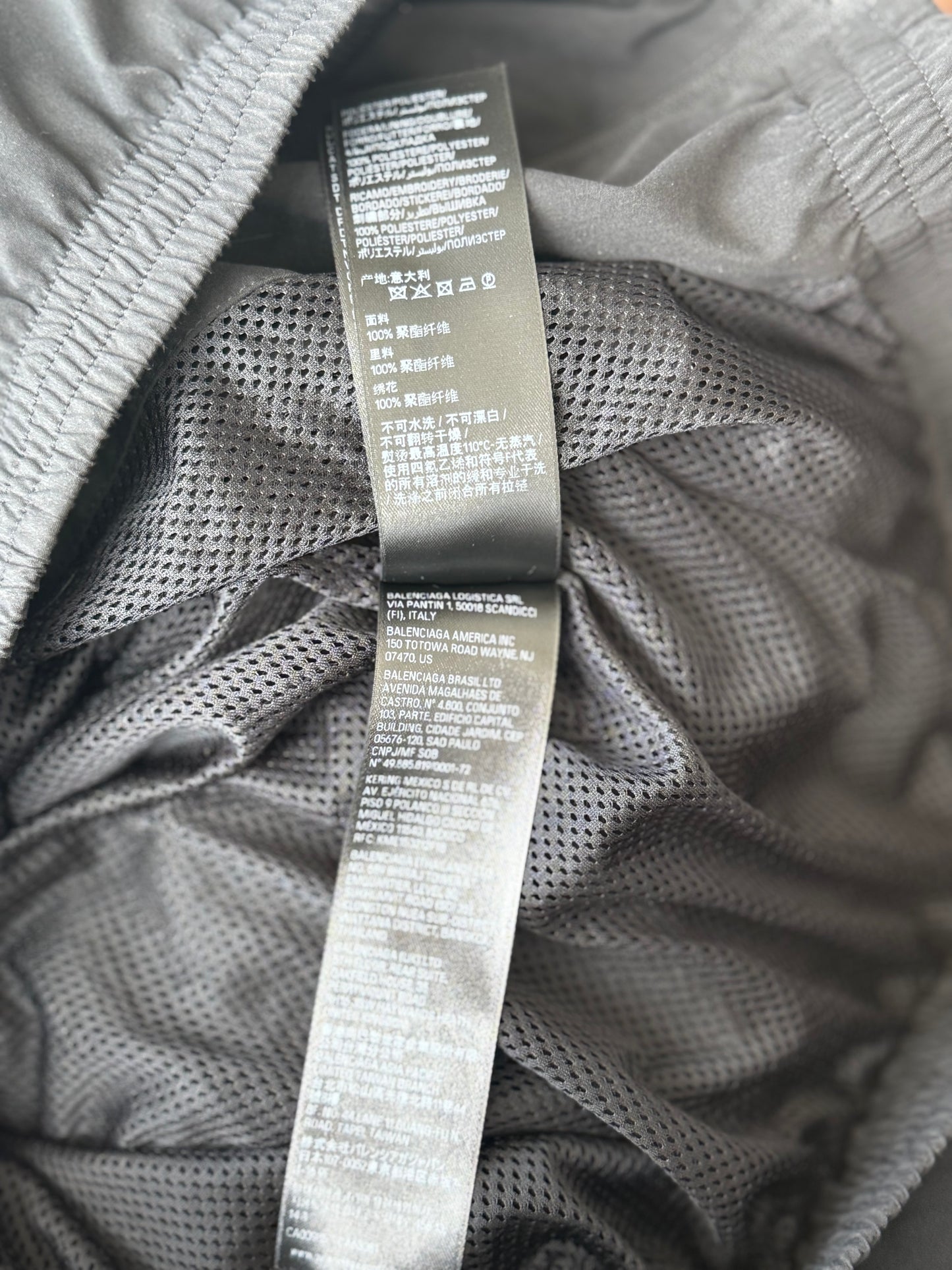Balenciaga Lamborghini Black & White Logo Track Jacket